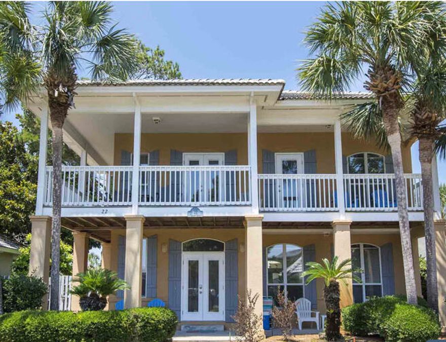 Welcome to 22 Garnet Cove, a well-maintained 3 bedroom, 3 bathroom beach cottage, which is ideally located in the gated community of Emerald Shores. Whether you're experiencing the famously-blue water, or exploring the city of Destin, 22 Garnet Cove is located by all the fun and action! Prepare a snack or meal in the full kitchen, then unwind in the living room for a movie night. All three bedrooms are located on the second floor, with two sets of bunk beds located in the third bedroom. The balcony is accessible from the master and second bedrooms, with a view of the community pool! The beach access is just a five minute walk from the adorable beach cottage, so you can easily enjoy the sandy white beaches and emerald green waters!