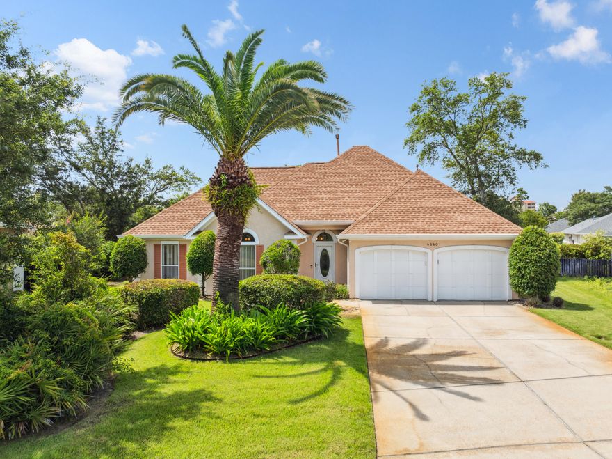 'CURRENTLY UNDER CONTRACT, SELLER WILL CONSIDER BACKUP OFFERS' Welcome to 4640 Delwood View Blvd - A Private Retreat in Delwood Point at The Preserve!Tucked away on a peaceful cul-de-sac in one of Panama City Beach's most desirable neighborhoods, this meticulously maintained 3-bedroom, 2-bath home offers the perfect blend of comfort, style, and convenience. Located just 3 miles from the beach and moments from St. Andrews State Park, marinas, shopping, restaurants, and the Navy base--this is Florida living at its finest.Step inside to discover an inviting open-concept floor plan filled with natural light, soaring ceilings, and elegant crown molding. The living room is centered around a cozy electric fireplace, adding warmth and ambiance at the touc  for both relaxing evenings and entertaining guests. Tiled floors in the kitchen, baths, and main living area and dining area flooring is Luxury Vinyl Plank which provides durability and easy maintenance, while plush carpet keeps the bedrooms comfortable.

The oversized primary suite is a true retreat, featuring a sitting nook ideal for reading, a home office, or quiet mornings with coffee. You'll also love the huge walk-in closet and en suite bathroom with a double vanity and walk-in shower.

Enjoy your morning coffee or an evening glass of wine from the enclosed sunroom, where you'll look out over your private, landscaped backyard that backs up to a quiet conservation areaoffering peace, shade, and a touch of nature.

Additional highlights include a 2-car garage, indoor laundry with storage, newer HVAC and roof, and a sprinkler system to keep your yard lush year-round. With excellent nearby schools and easy access to all the essentials, this home is perfect as a full-time residence, second home, or long term rental investment property.

Please note: Delwood Point at the Preserve does not allow short-term rentals, helping preserve the peace and privacy of this well-established neighborhood.

You're just minutes away from everyday conveniences including Winn-Dixie, Publix, local boutiques, and casual and fine dining options. Whether you're running errands, heading to the beach, or launching a boat at a nearby marina, everything you need is close at hand.

Delwood Point at the Preserve is a quiet, well-kept community with the kind of charm and tranquility that's increasingly hard to find. Don't miss this opportunity to own a slice of paradise!

Schedule your private showing today and fall in love with everything this home has to offer!
