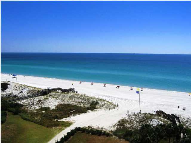 A MUST SEE! Condo located in the Sandestin Golf and Beach Resort. Upon entering the condo the view is the spectacular sugar white sand and emerald green waters of the Gulf of Mexico. This condo has been completely updated with all new appliances to include washer and dryer and hot water heater. Also added a small refrigerator/wine cooler in the bar area. All new limestone floors. All new furniture, window treatments, light fixtures, cabinets, paint and wallpaper. There are 4 new TV's, retractable screens and surround sound in living room. The sound of waves will help you fall asleep in the master bedroom and one of the guest bedrooms that face the water. Large balcony to sit and relax. The pool is for owners and guests and there is a private beach. Southwinds is a gated
