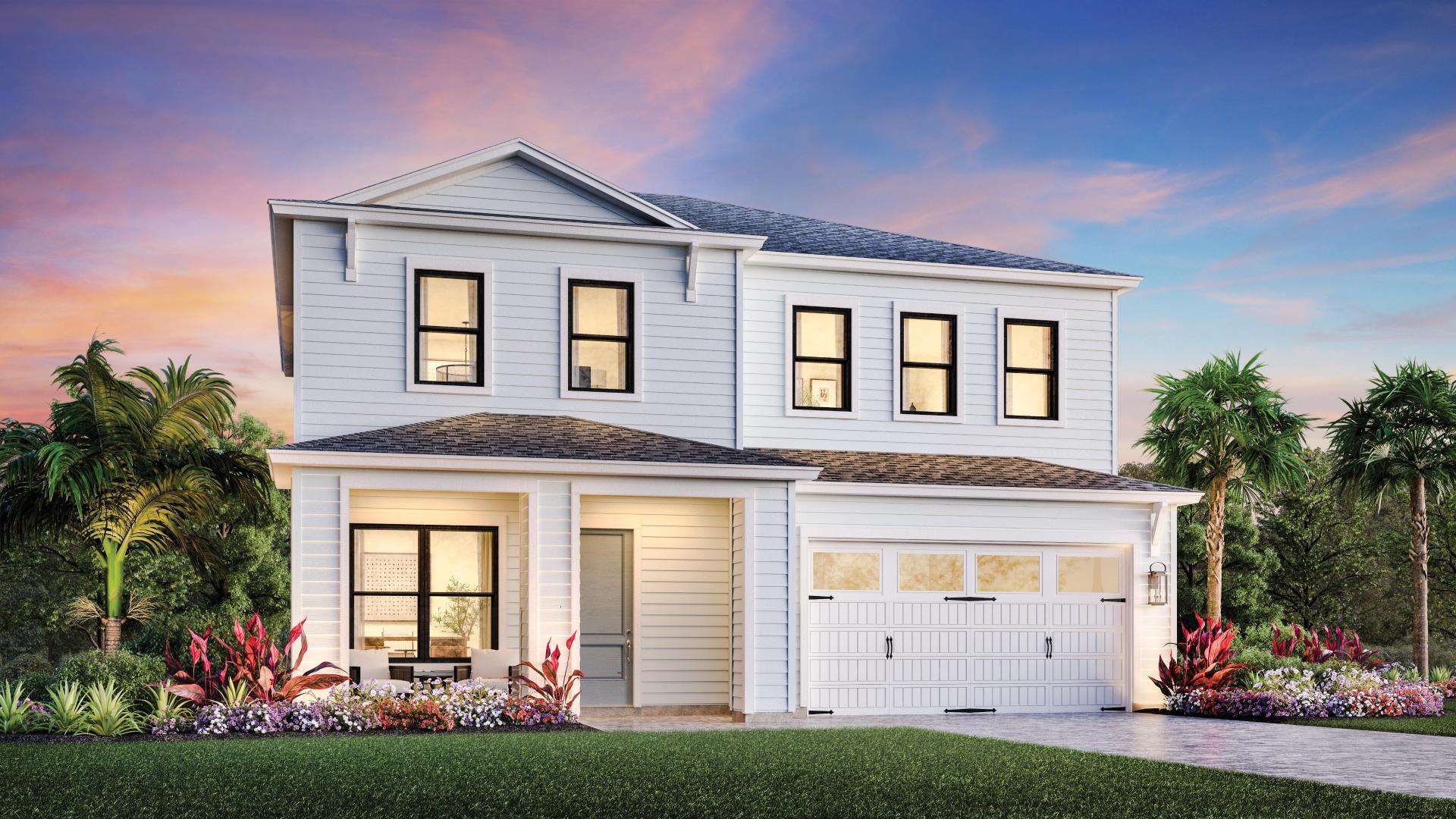 Sandestin floor plan. Coastal front elevation. With Pool