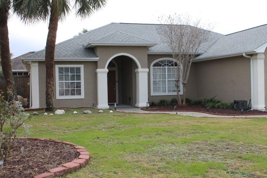 Nestled in the sought-after Summer Breeze community, that is less than 1/2 mile from those sand beaches. The community is golf cart friendly and has an entrance & exit on Hwy 98 as well as front beach road. This charming home features three spacious bedrooms and two full bathrooms, with a split bedroom floor plan for added privacy. Inside, you'll find stunning updated floors, an enclosed patio, a large kitchen that is truly a dream to cook in. It boasts gorgeous granite counters, stainless steel appliances, and a gas chef's stovea"perfect for