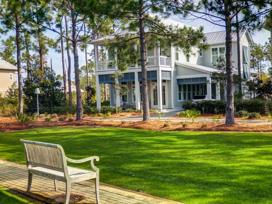 POSH + PRISTINE + PURPOSEFUL in premier Phase IV of the WaterColor Resort! Every detail of this exquisite home comes together to create a refined retreat in one of 30A's most coveted beach communities. A custom build from esteemed Romair Homes, this home's design marries modern conveniences with luxe finishes. Open concept living and dining, bedrooms with ensuite bathrooms and OUTSTANDING outdoor spaces including a private swimming pool + spa provide comfort and privacy for guests. A one-of-a-kind screened summer kitchen features a built-in green egg and al fresco grill with rotisserie and smoker all overlooking a beautifully manicured and thoughtfully landscaped homesite. Entertain at the PINNACLE OF STYLE with luxuries such as a 600-bottle capacity wine cellar, an upstairs coffee