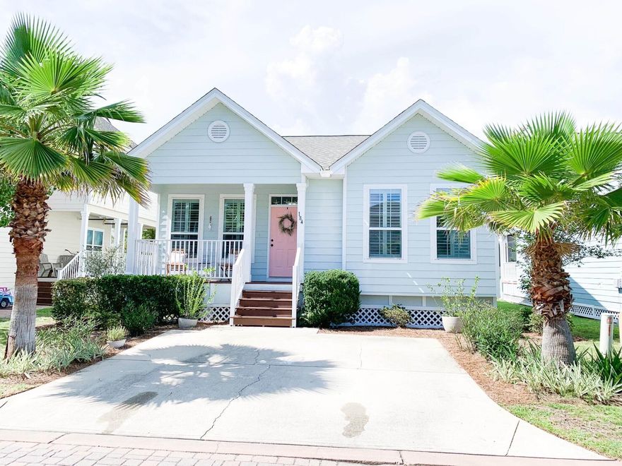 Easy show from now through September! Adorable vacation beach house is turn-key, fully furnished and ready to move into or rent. The Santa Rosa Golf Villas allows vacation rentals and is a small community with a pool located south of highway 98 and is just a short golf cart ride, bike or walk to the white sandy beaches along Scenic Highway 30-A. Live the 30-A west end lifestyle in this cute 3 bedroom 2 bathroom home conveniently located to enjoy all South Walton has to offer; restaurants, shopping, golf and more! Call today for a showing.