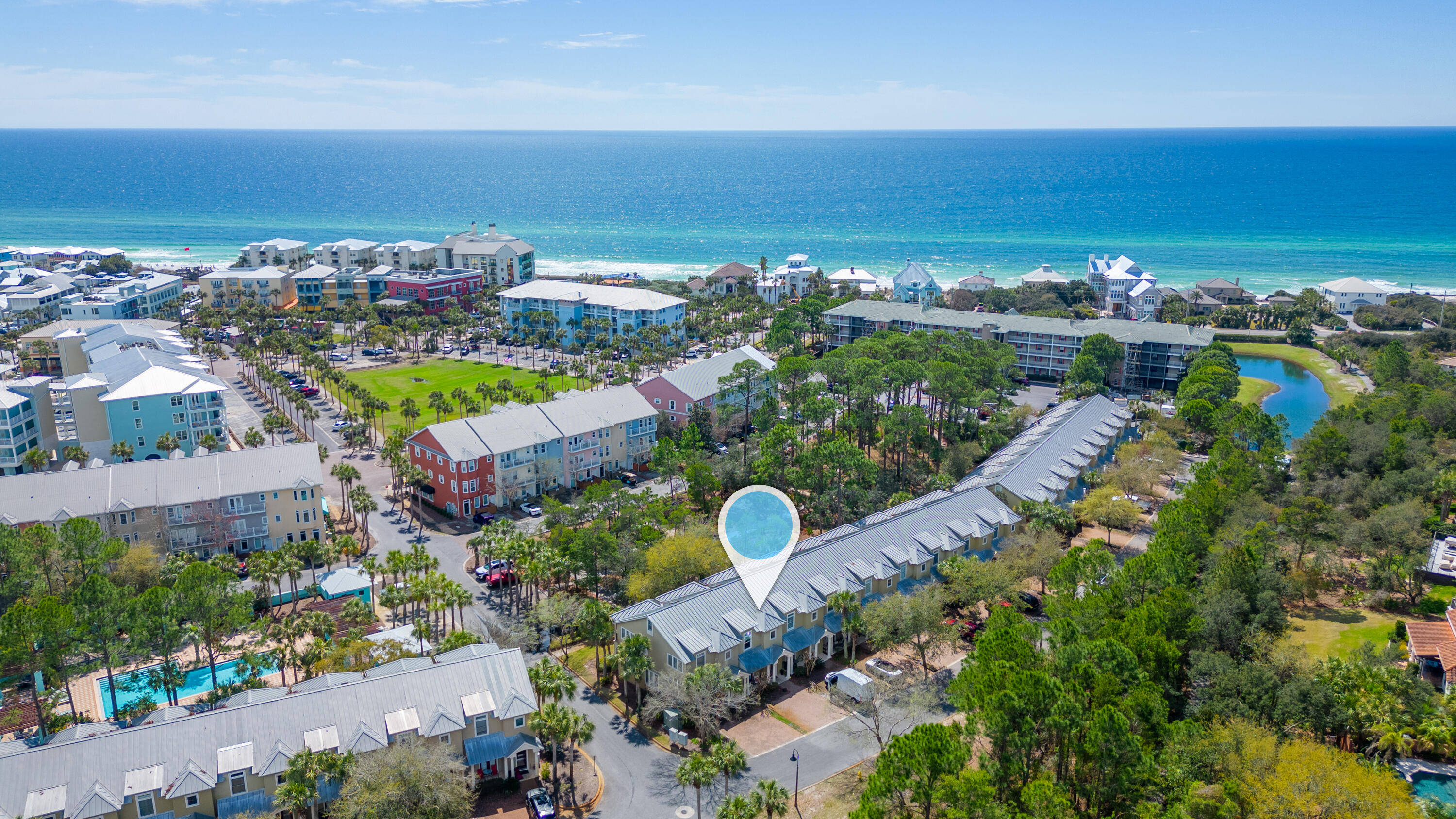 PRICED TO SELL! Welcome to the ultimate 30A beach getaway! This stunning vacation rental ready property is a true gem! 3 deeded beach accesses, 3 pools, tennis courts, and great proximity to the beach, makes this townhome perfect for a beach getaway or an investment property! Just steps to some of 30A's best restaurants, boutique shops, day spa and more! This property offers a luxurious and comfortable open living area, perfect for friend & family gatherings, a large kitchen w/designer backsplash, spacious dining room, oversized master suite w/balcony, large secondary bedroom and a 3rd level bunk room, all with designer decor and furnishings, this large 3-level townhome is the epitome of coastal elegance. Sold fully furnished, this turnkey property has a projected income of $75K+