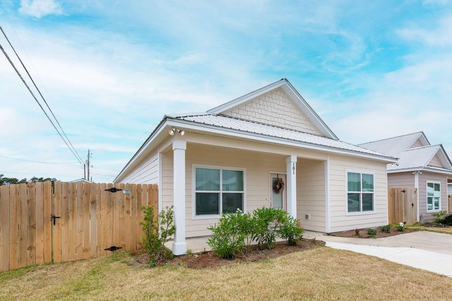 Plenty of options with this newer built and recently upgraded home close to Lake Powell, the beaches, and 30A! This home is on a larger corner lot with a fenced yard, screened in porch, shed, brand new hot tub and is perfectly suited for full time residence, long term rental, or short term rental. Granite countertops, stainless appliances, upgraded light fixtures, large laundry room with newer washer and dryer are just a few of the features this home has to offer. Walking distance to the Lake Powell boat ramp where you can launch jet skis, boats, paddleboards and kayaks. After a day on the water or at the beach, you can take a 5 minute drive to 30A or a 10 minute drive and be in Panama City Beach, the location is perfect! Schedule your showing today and make your beach dreams a reality!