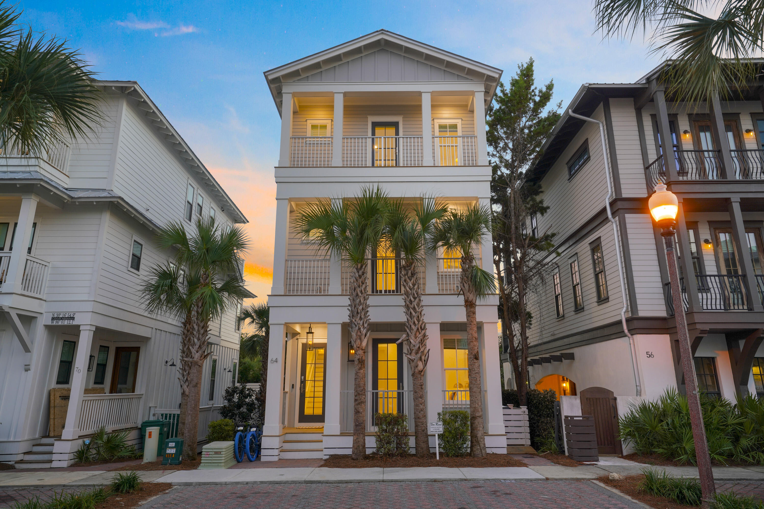 Experience the epitome of coastal luxury living with 3 Palms, a breathtaking new construction home in the highly coveted front tier of Seacrest Beach along Scenic Highway 30A. From your doorstep, step onto the popular pedestrian path for a short, picturesque stroll to Alys Beach and Rosemary Beach, where world-class dining, boutique shopping, and the charm of 30A living await. This residence combines the prestige of location with timeless architectural appeal, offering deeded beach access with seasonal tram service, a 12,000-square-foot resort-style lagoon pool with cafe and terrace, scenic nature trails, and 24-hour security--all within a pet-friendly community celebrated as one of 30A's most cherished neighborhoods.Step inside and you'll find interiors curated by award-winning designer Traci Connell of TraciConnellInteriors.com, where every detail reflects a blend of modern sophistication and relaxed coastal charm. Wide-plank hardwood floors, custom tilework, and statement lighting provide a polished foundation, while layered textures and earthy tones invite warmth and comfort. The open-concept living and dining spaces are styled for effortless gatherings, anchored by a chef's kitchen featuring Caf?? appliances, quartz counters, and a breakfast bar that encourages connection and conversation.
This thoughtfully designed home spans three levels, offering four bedrooms and four bathrooms that comfortably sleep up to twelve guests. Each bedroom is a sanctuary of its own, styled with designer furnishings and soft textiles that exude understated luxury. Spa-inspired bathrooms showcase custom vanities, striking tile patterns, and sleek fixtures, elevating daily rituals into moments of indulgence.
The top-floor lounge becomes a showpiece for entertaining, opening to a sweeping covered deck with peek-a-boo Gulf views. This elevated outdoor haven features a summer kitchen, a dining area for eight, sun loungers, and plush seating framed by salty breezes. An outdoor shower adds a touch of beachside ease, making the transition from sand to serenity effortless.
Designed as both a retreat and a smart investment, 3 Palms is offered fully furnished and rental-ready, presenting a turnkey opportunity for primary living, a second home, or a high-performing short-term rental. Its d??cor elevates it beyond the typical 30A beach house, with every space thoughtfully appointed to capture both elegance and livability.
Life at Seacrest Beach places you within arm's reach of the very best of 30A. Spend your days basking by the lagoon pool, exploring the chic shops and dining at 30Avenue, or strolling the cobblestone lanes of neighboring Rosemary and Alys Beach. As evening falls, savor Gulf sunsets from your private rooftop deck or indulge in the vibrant culture that makes 30A a world-class destination.
3 Palms is more than a home it's a lifestyle defined by refinement, convenience, and the unmatched intrigue of Florida's Emerald Coast. Call me today for more information, to schedule a private showing, or to arrange a personal FaceTime tour of this exceptional property. Buyer to verify all dimensions and information.