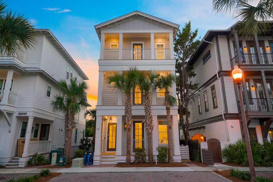 Experience the epitome of coastal luxury living with 3 Palms, a breathtaking new construction home in the highly coveted front tier of Seacrest Beach along Scenic Highway 30A. From your doorstep, step onto the popular pedestrian path for a short, picturesque stroll to Alys Beach and Rosemary Beach, where world-class dining, boutique shopping, and the charm of 30A living await. This residence combines the prestige of location with timeless architectural appeal, offering deeded beach access with seasonal tram service, a 12,000-square-foot resort-style lagoon pool with cafe and terrace, scenic nature trails, and 24-hour security--all within a pet-friendly community celebrated as one of 30A's most cherished neighborhoods.Step inside and you'll find interiors curated by award-winning designer Traci Connell of TraciConnellInteriors.com, where every detail reflects a blend of modern sophistication and relaxed coastal charm. Wide-plank hardwood floors, custom tilework, and statement lighting provide a polished foundation, while layered textures and earthy tones invite warmth and comfort. The open-concept living and dining spaces are styled for effortless gatherings, anchored by a chef's kitchen featuring Caf?? appliances, quartz counters, and a breakfast bar that encourages connection and conversation.
This thoughtfully designed home spans three levels, offering four bedrooms and four bathrooms that comfortably sleep up to twelve guests. Each bedroom is a sanctuary of its own, styled with designer furnishings and soft textiles that exude understated luxury. Spa-inspired bathrooms showcase custom vanities, striking tile patterns, and sleek fixtures, elevating daily rituals into moments of indulgence.
The top-floor lounge becomes a showpiece for entertaining, opening to a sweeping covered deck with peek-a-boo Gulf views. This elevated outdoor haven features a summer kitchen, a dining area for eight, sun loungers, and plush seating framed by salty breezes. An outdoor shower adds a touch of beachside ease, making the transition from sand to serenity effortless.
Designed as both a retreat and a smart investment, 3 Palms is offered fully furnished and rental-ready, presenting a turnkey opportunity for primary living, a second home, or a high-performing short-term rental. Its d??cor elevates it beyond the typical 30A beach house, with every space thoughtfully appointed to capture both elegance and livability.
Life at Seacrest Beach places you within arm's reach of the very best of 30A. Spend your days basking by the lagoon pool, exploring the chic shops and dining at 30Avenue, or strolling the cobblestone lanes of neighboring Rosemary and Alys Beach. As evening falls, savor Gulf sunsets from your private rooftop deck or indulge in the vibrant culture that makes 30A a world-class destination.
3 Palms is more than a home it's a lifestyle defined by refinement, convenience, and the unmatched intrigue of Florida's Emerald Coast. Call me today for more information, to schedule a private showing, or to arrange a personal FaceTime tour of this exceptional property.  Buyer to verify all dimensions and information.  
