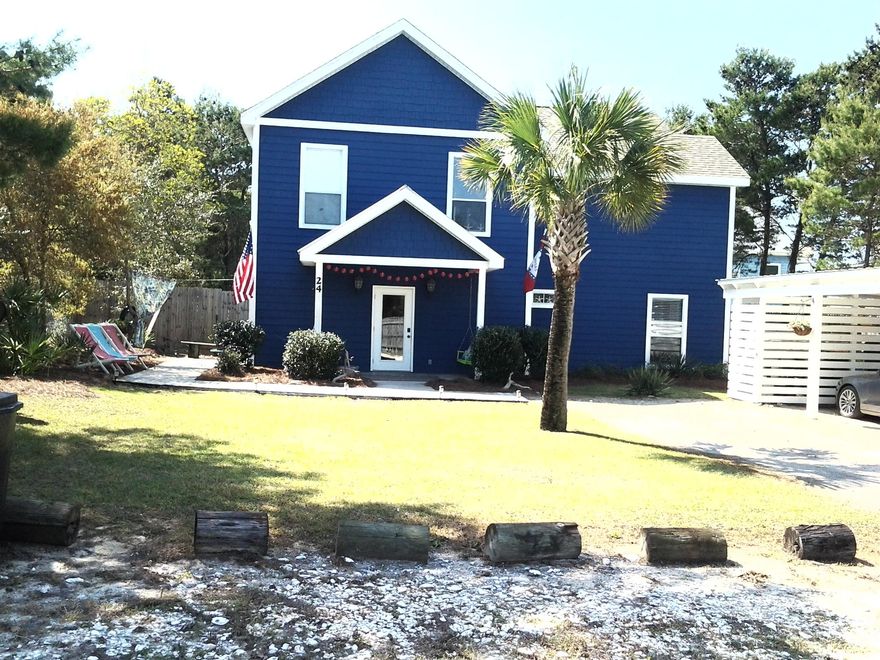 REDUCED!!!!!ROAD TO BE PAVED IN SEPTEMBER 2015If you are looking for a perfect beach house SOUTH of 30A with a POOL, on a LARGE lot (75X102) one of the largest lots in Gulf View Heights), within walking to distance to the BEACH,restaurants,shops and all for $429K....LOOK NO MORE. The kitchen, dining and living area are wide open with a large pantry and plenty of storage space. This adorable home has a wonderful out door living area with a full size pool, full dining area and lots of room for outdoor activities. The back yard is completely fenced and has an outside shower. There is lots of storage throughout the house and also outside storage in the detached carport and a storage shed in the back yard. The extra large master bedroom is located on the second floor with a large master