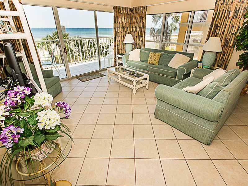 West End third floor ready for a new owner.Sea Oats has gone through extensive work to the complex, come take a look. Unit is being sold furnished less any owner items.