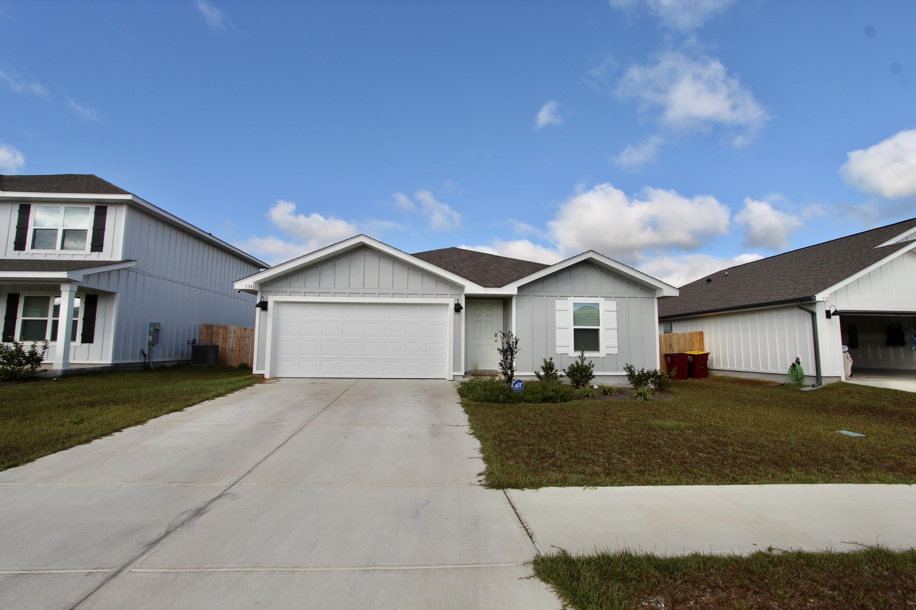 This beautiful 4-bedroom, 2-bath rental home is located in the desirable Shoal River Landing community, featuring a pool, cabana, underground utilities, and sidewalks. The popular Freeport floorplan offers a spacious open-concept design that's perfect for easy living and entertaining.Enjoy a stylish kitchen with a large island, pantry, stainless steel appliances, smooth-top range, and built-in microwave. The primary suite includes a walk-in closet and a private bath. Additional highlights include wood-look flooring in main living areas, plush carpet in bedrooms, and a covered back patio for relaxing.Smart Home Technology is included for your convenience. Conveniently located in South Crestview with quick access to Ft. Walton/Destin beaches, golf, and more. =?? Move-in date can be sooner, as the owner already has a place to go once a tenant is secured.