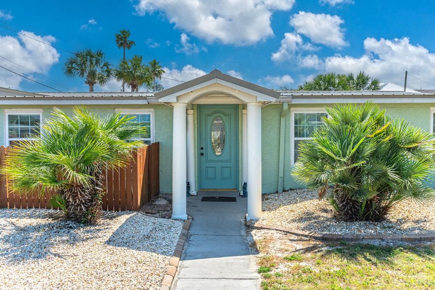 $125,000 in documented AirBnB Revenues for 2023 Triplex plus a Tiny House.Guests can enjoy being within walking distance of the white sands of Panama City Beach, many attractions, restaurants, and shopping. The large corner lot has plenty of room for parking. Each unit is unique in size and are rented on a short term AirBnB platform with one unit currently as a long term rental.  There is a Tiny House separate from the 3plex on the property producing in excess of $36k.