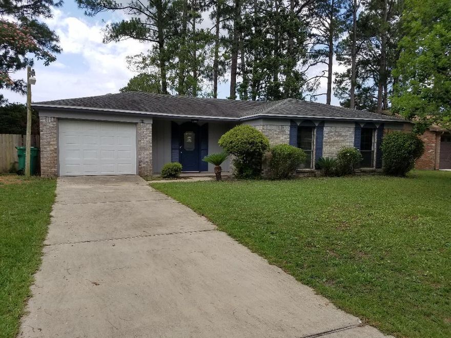This home will be on the market for a minimum of 7 days! Any/all offers will be presented on day 8(June 14). NEW double pane windows. Brand new kitchen cabinets, countertops, appliances & sink/faucet. NEW carpet, bath vanities/mirrors/fixtures. Interior and exterior freshly painted. Great starter home or retirement home. Located on a culdesac/dead end road. Open living/dining/kitchen combo. Nice screened porch to relax on while watching the kids/pets play in your privacy fenced backyard. One car garage w/auto opener. Why rent when you can be a HOMEOWNER? Roof 2010. HVAC 2012(little use) Convenient location...between Eglin AFB and Hurlburt Field. Close to restaurants, schools, hospital and shopping. Please have your offer accompanied by loan approval letter or proof of funds. Thanks!