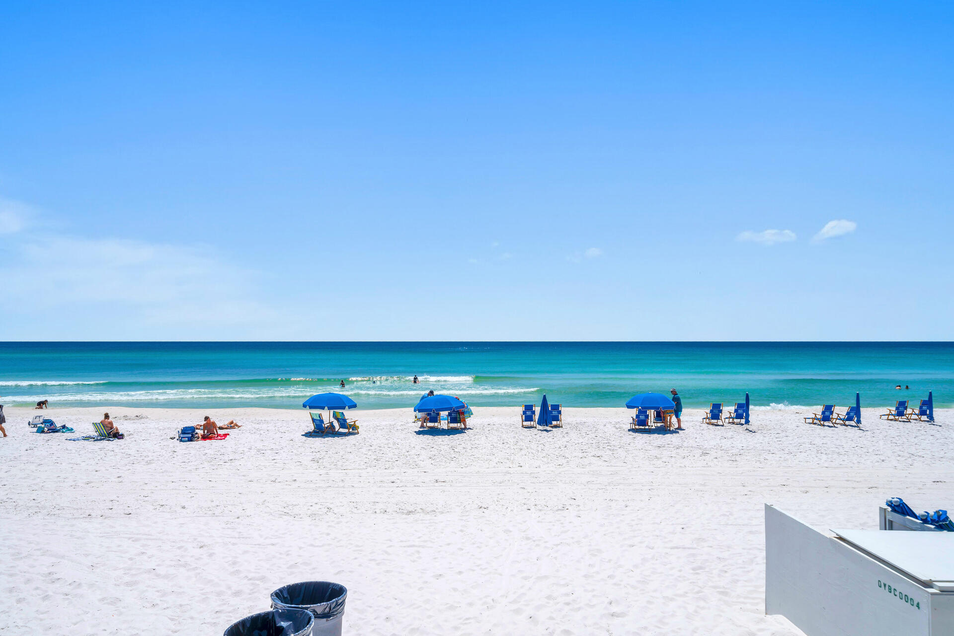 Welcome to Unit 409 at Emerald Isle, a beautifully renovated 2-bedroom, 2-bathroom condo located on the serene Okaloosa Island. Nestled within a low-density building, this stunning residence spans 1,085 sq. ft. and embodies coastal living at its finest, offering breathtaking views of the Gulf of Mexico.Enter through upgraded thermal high-impact windows and sliding glass doors, which not only enhance energy efficiency but also frame spectacular vistas. The newly renovated kitchen is a culinary dream, featuring sleek granite countertops, stainless steel appliances, and a stylish tile backsplash that extends to the ceiling. An under-mount stainless sink and brushed nickel fixtures complete this chic space. The primary bedroom is a true retreat, designed to maximize unparalleled water views and providing direct access to your private balconyperfect for enjoying sunrises or sunsets.

New tile flooring throughout adds a uniform and sophisticated touch to the living area, ensuring a cohesive flow. Additional conveniences include a pirate storage unit for all your beach essentials and an assigned parking spot for easy access. 

The buyer will be provided with a year of complimentary beach chair service! Don't miss out on this incredible opportunity to own your slice of paradiseschedule your private showing today!

The Emerald Isle community underwent extensive renovations in 2016 and 2017, with a $4 million investment in new windows, walkways, elevators, and common areas. More recently, in 2022, a new roof was installed along with a water booster pump, resurfaced tennis courts, and pool upgrades. The HOA fees cover everything except electricity, making this condo easy to manage as a second home. The heated communal pool is among the largest gulf-front pools on Okaloosa Island. Residents can also enjoy beachside amenities, a BBQ grill, picnic area, laundry facilities, a community room, and tennis courts. 