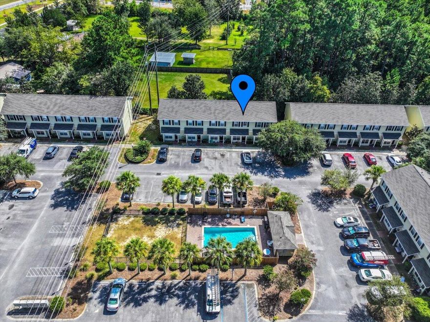 Located just 15 miles from the sugar-white sands of Grayton Beach, The Palms of Freeport offers an ideal location in a quiet community close to schools, shopping, and restaurants. These updated 2-bedroom, 2.5-bath townhomes combine comfort, style, and convenience.The main level features a spacious living area with a sliding glass door leading to a private porch, a dining area, a half bath, and a large storage closet. Upstairs, you'll find two generously sized bedrooms with large windows and two full bathrooms. The master suite includes dual closets, while the hallway offers additional storage along with a washer and dryer for easy laundry access.Whether you're looking for a full-time residence or a solid long-term rental investment, this charming townhome is an excellent choice.