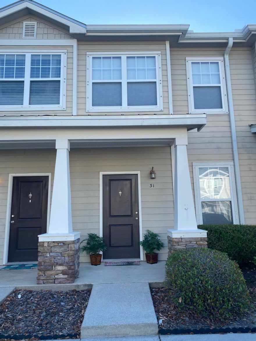 Investor Alert! Tenant occupied through 3/1/2021 and would like to extend lease if possible.  Terrific 2 bedroom, 2 1/2 bath home with a community pool. Buy now for an investment and keep as income producer or make it your home next year. You'll enjoy the open living, dining, and kitchen areas with granite countertops. French doors open to the covered porch. There is a beautiful community pool and this home is located close to schools, library, and parks in Freeport,