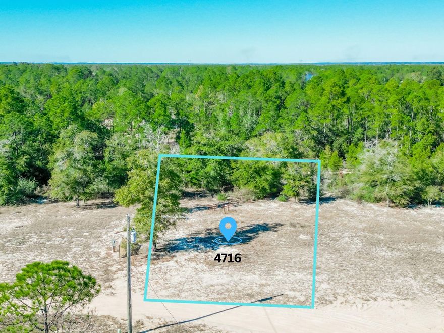 Build your dream home or place a manufactured home on this .24-acre cleared lot conveniently located in the Crestview area. Measuring approximately 80 x 128 feet, this rectangular parcel offers a great layout for a variety of home designs. The lot is ready for you with electric and public water available at the road, and Flood Zone X, offering added peace of mind. Zoned Agriculture / Residential Single Family / Mobile Home, this property allows flexibility for site-built or manufactured housing. Enjoy a convenient location with easy access to Crestview, Niceville, and Eglin Air Force Base, making it ideal for commuters, military personnel, or anyone seeking a balance of accessibility and space. Whether you're looking to build now or invest for the future, this ready-to-go lot is a great opportunity. Don't miss it! Electric service is provided through Chelco Electric Company, and water service is available through Auburn Water.