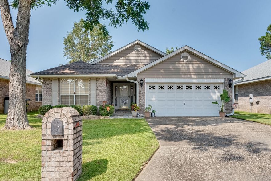 Wonderfully maintained split floorplan brick home on a dead end street. Updates throughout over the past 2 years: roof (2019), AC, plush carpet in bedrooms and all stainless appliances in kitchen ensure low maintenance for home owner. Two large living areas provide room for a growing family, while the master bedroom/bath assures privacy and plenty of storage. Screened porch, grilling patio and fruit trees in the back yard are a bonus.