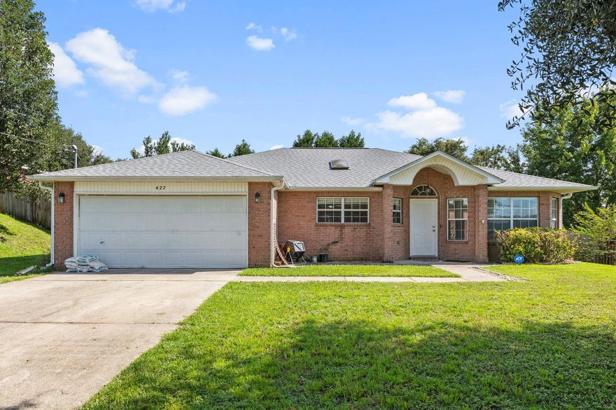 Seller has an Assumable VA Loan @ 4.875% SOUTH OF I-10 - Conveniently located for your commute to base, or just a quick hop onto I-10. This beautifully designed home boasts 3 bedrooms, 2 bathrooms, plus a flex room that can be used as an office, den, or formal dining, which is perfect for anyone wanting a little extra space. An open concept floorplan that provides a seamless flow between the living room, dining area, and kitchen and is ideal for both family gatherings and/or entertaining friends.