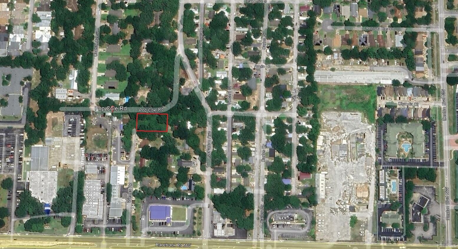Great investment opportunity for future development in Fort Walton Beach. The property also connects to Weeks Rd. and from Weeks Rd. you have a direct connection to Racetrack Rd. The easement off Weeks needs clearing. Pop Cole Rd is not currently maintained by the county. This property has many possibilities. Buyer to verify any and all information