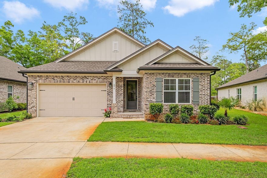 Welcome home to this stunning Randy Wise built beauty! From the moment you step inside, you'll be greeted by the perfect blend of elegance and comfort. The open plan kitchen/family/dining area is flooded with natural light, thanks to the abundance of windows that showcase the backyard. And with LVP flooring throughout and tile in the bathrooms and laundry, this home is not only gorgeous but also easy to maintain.Prepare to be impressed by the quality details that abound in this home. From the granite counters in the kitchen and baths to the nine-foot ceilings, crown molding, and cased windows and doors, every aspect of this home has been thoughtfully designed. The large master bath/dressing area is a true oasis, complete with a huge walk-in close