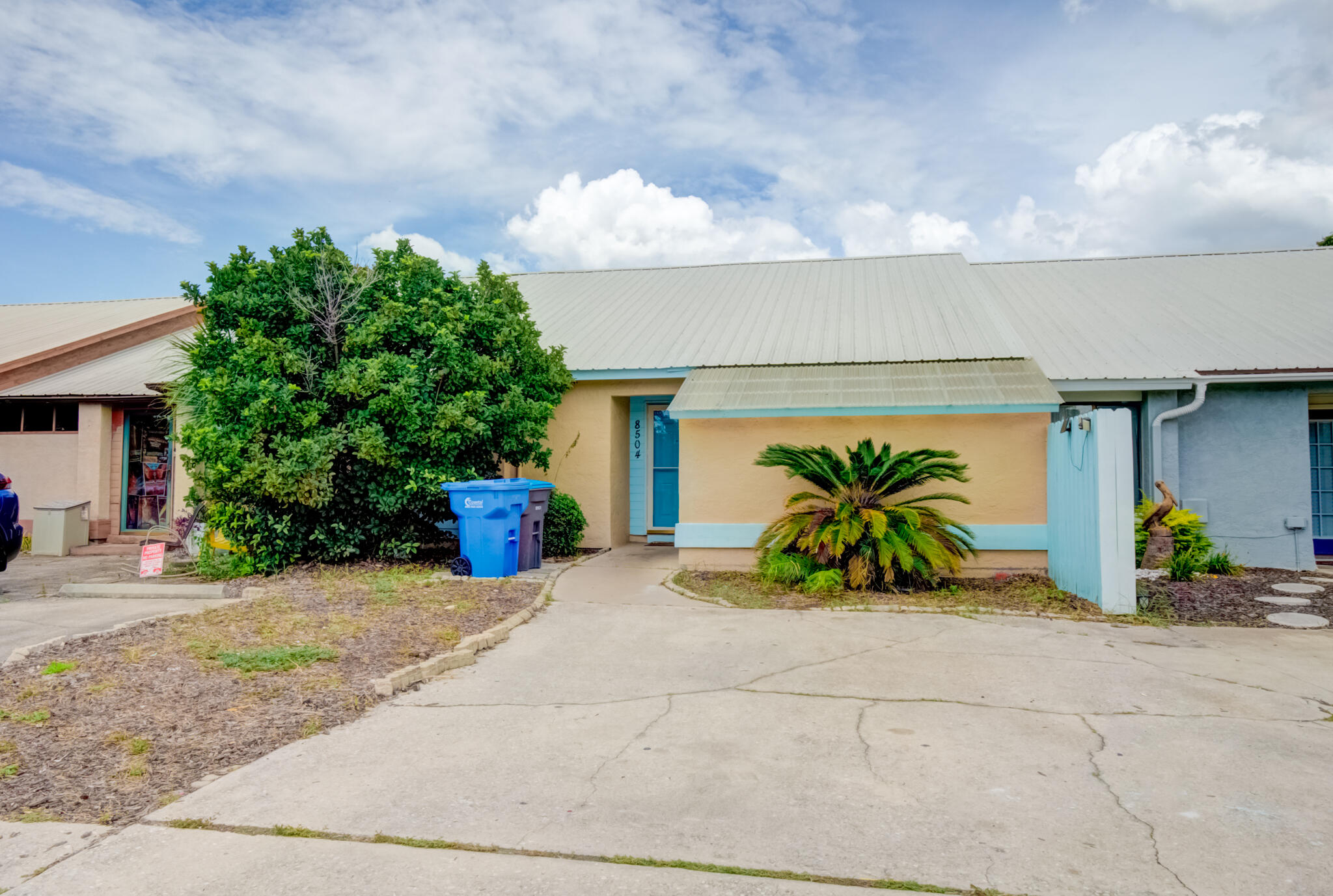 Short Term Rentals ALLOWED! Nestled in the heart of Panama City Beach, this charming property is an ideal investment or primary residence. With NO HOA fees and sold furnished, this 3 bedroom 2 bath unit is turn-key! It features a privacy fenced backyard that is complimented by an expansive NEW deck for entertaining. Both the primary bedroom and living room can access the backyard via sliding glass doors. New LVP throughout and a new HVAC were also recently added. Public Beach Access points are a short drive away, approximately 1 mile from your doorstep. PCB offers many attractions and this property is conveniently located for an easy commute. Two parking places are provided in from of unit but there is additional parking along the common drive next to N. Lagoon. Measure if important.