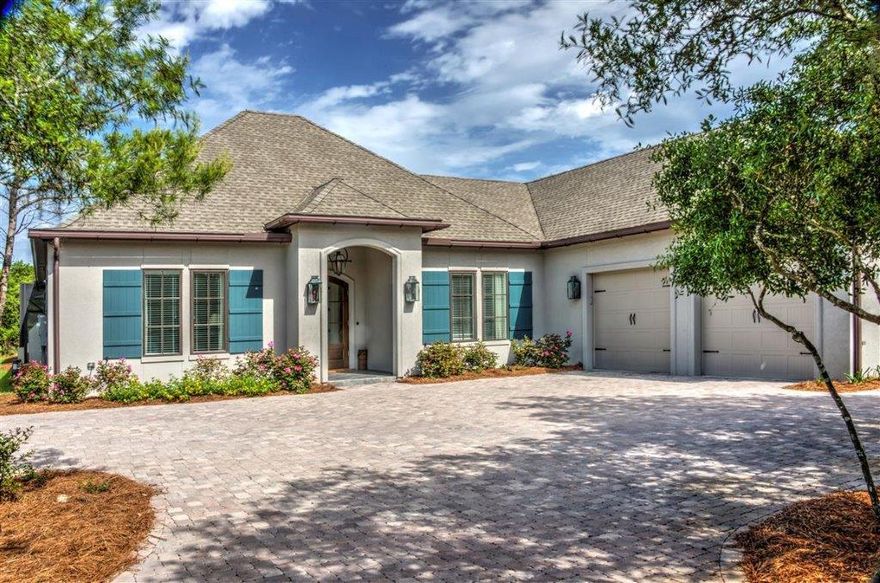 This property/house is as close to perfect as it gets!! You have to come see for yourself as the pictures don't do justice to the actual appeal and special features of this home. It is often referred to as ''the best kept secret on 30A''. It offers luxury living all on one level that includes 4 bedrooms and four bathrooms and an extaordinary great room that opens into a huge gourmet kitchen featuring a 15' island, granit counter tops and stainless steel appliances. The outdoor living is ''very special'' as you experience the best of living outdoors...15x30 heated pool and hot tub, full summer kitchn (Viking Grill, ice maker, refrigerator and sink). The convenience continues with a unique pool bath, custom built swing bed, gas fireplace and a massive screened in living area. See add'l rema