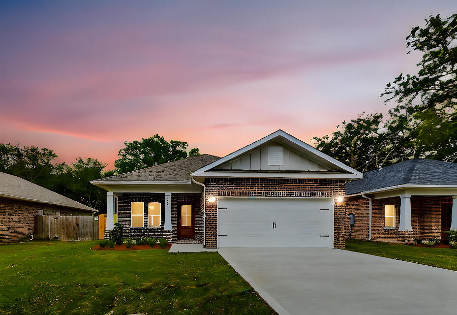 Grand American Homes is celebrating the 4th of July with a special limited-time offer for buyers. The builder is covering 2% of the buyer's closing costs, plus doc stamps, title fees, and the final survey. A fence and refrigerator are also included, and buyers can choose from multiple blind options to customize their new home.In addition, upon successful close of escrow, the builder will provide a 4th of July Party Pack that includes a Yeti Haul Cooler, Blackstone Grill, red, white, and blue cornhole boards, and a $100 Walmart gift card.If the buyer prefers, they may choose an additional $1,000 toward closing costs or a rate buy-down instead of receiving the party pack.Buyer must be under contract by July 4th and close by July 31st to qualify. Contact us today for details. Welcome to 1575 Pine Street, a beautifully crafted new construction home in Niceville, Florida. Designed for both comfort and style, this 4-bedroom, 2.5-bathroom home offers 2,123 sq. ft. of well-planned living space. The kitchen is a standout, featuring Quartz countertops, a ceramic tile backsplash, double-edge shaker cabinetry, and sleek stainless steel appliances. Throughout the home, LVP flooring provides both durability and elegance, while matte black hardware and modern finishes enhance the design. Energy efficiency is key, with natural gas fueling the heat, cooking range, dryer hookup, and tankless water heater, keeping utility costs lower. Additional conveniences include a privacy fence, blinds, and a refrigerator. Cabinets, countertops, and flooring are going in now - come check out these amazing finishes! Builder can close by 6/30. Photos shown are of a similar home by the same builder; final details may vary. Don't miss out on this fantastic opportunity!