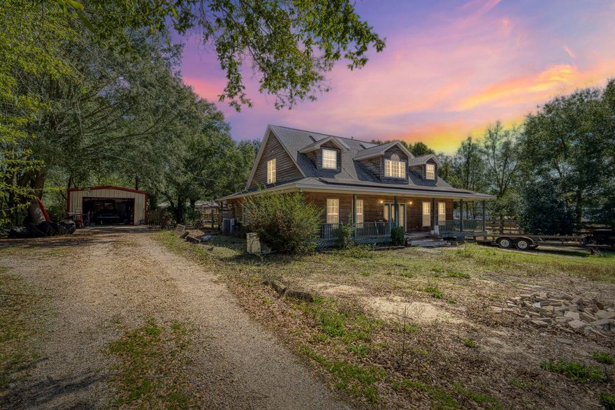 Located in the heart of Gulf Breeze, where white-sand beaches and a laid-back coastal lifestyle meet everyday convenience, this spacious property offers a rare opportunity to create something truly special. With 4 bedrooms, 2.5 bathrooms, and an impressive 3,226 square feet of living space, this home is perfectly positioned on a generous .86-acre lot -- providing the space and privacy that's becoming harder to find in this sought-after area. A welcoming front porch stretches the full length of the home, offering the perfect setting for morning coffee, evening conversations, and enjoying the peaceful surroundings. Inside, you'll find great bones and a versatile layout ready for your vision. With a little TLC, this property can be transformed into a stunning primary residence, multi-generational retreat, or savvy investment opportunity. The main level features the primary living areas along with one additional bedroom that includes its own exterior entrance -- presenting exciting potential for a private guest suite, income-producing unit, home office, or even short-term rental possibilities (buyer to verify). The flexible floor plan allows you to reimagine the space to fit your needs and maximize value. Step outside to a large covered back porch overlooking the expansive backyard, where there's ample room for a pool, workshop, garden, or future enhancements. With nearly an acre to work with, the possibilities are wide open. If you're ready to look beyond the cosmetic updates and see the opportunity, this property offers location, space, and unlimited potential -- all in one of Northwest Florida's most desirable coastal communities.