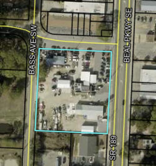 1.53 acre corner parcel for long term ground lease, great location on South Beal Pkwy, corner location with road frontage on 3 sides, great development parcel for retail or other commercial uses, located between Hwy 98 and Hollywood Blvd, square parcel in the City of Fort Walton Beach, rare parcel with this much land