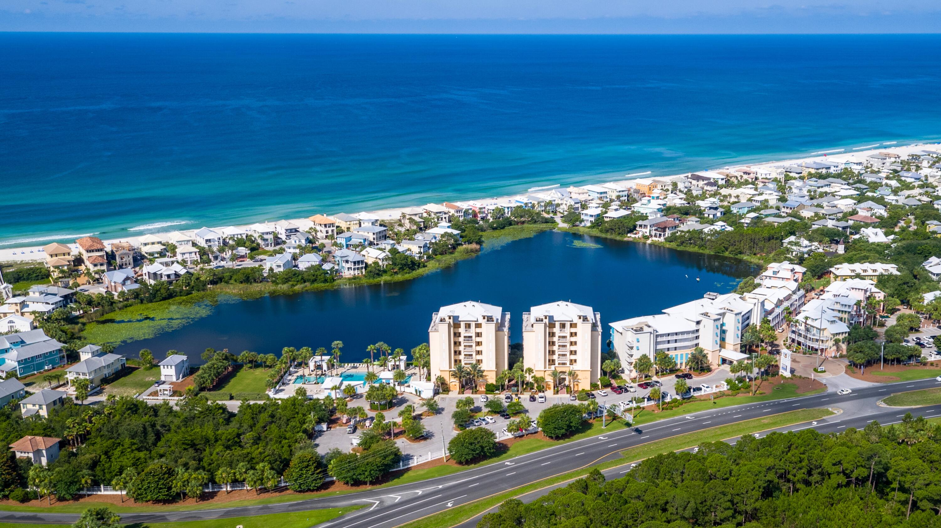 This listing is courtesy for comp use. 102 Sunset is a jewel on Lake Carillon located in the heart of the Carillon Beach Community, ''A Village By The Sea''. The Sunrise/Sunset twin condos are intimate 7-story, high-end condominiums that are centered on Lake Carillon to give you sweeping views of Lake Carillon, Gulf of Mexico, and Carillon Beach Community. A glamorous over-sized resort pool and the emerald waters of the Gulf of Mexico uniquely highlight this condo. 601 Sunset has over-sized bedrooms, each with a private bathroom. The Master Bedroom features a separate jacuzzi tub, custom steam shower