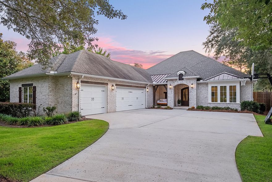 Welcome to your dream waterfront oasis! This immaculate 4-bedroom brick home nestled along tranquil Mussett Bayou offers a luxurious and comfortable living experience. With a host of exceptional features and amenities, this property is a rare find.As you approach the front entrance, you'll be captivated by the timeless elegance of this home's exterior. The maintenance free brick construction not only adds to the property's curb appeal but ensures lasting durability. With a 3-car garage, you'll have plenty of space for vehicles and additional storage needs including an envious workshop for those who like to tinker.Step inside and be greeted by a spacious and inviting living space complete with wet bar and fireplace.  The open-concept design seamlessly connects the