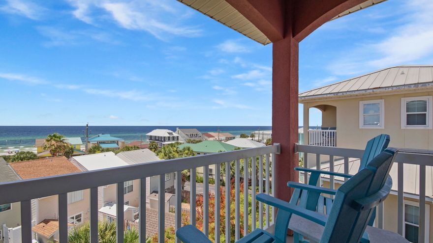 Owner is currently making numerous updates to the property. Absolutely everything you could want in a beach house! Starting with the two car garage, private elevator, Gulf views, 3 full bedrooms with a bunk loft, and 3 full bathrooms! This home is positioned 5 minutes away from Rosemary Beach. Giving you the ideal location for all your beach desires! This is a gated community with a community pool, making it an extremely private property to give you all the space you need to enjoy every last ounce Panama City Beach has to offer!