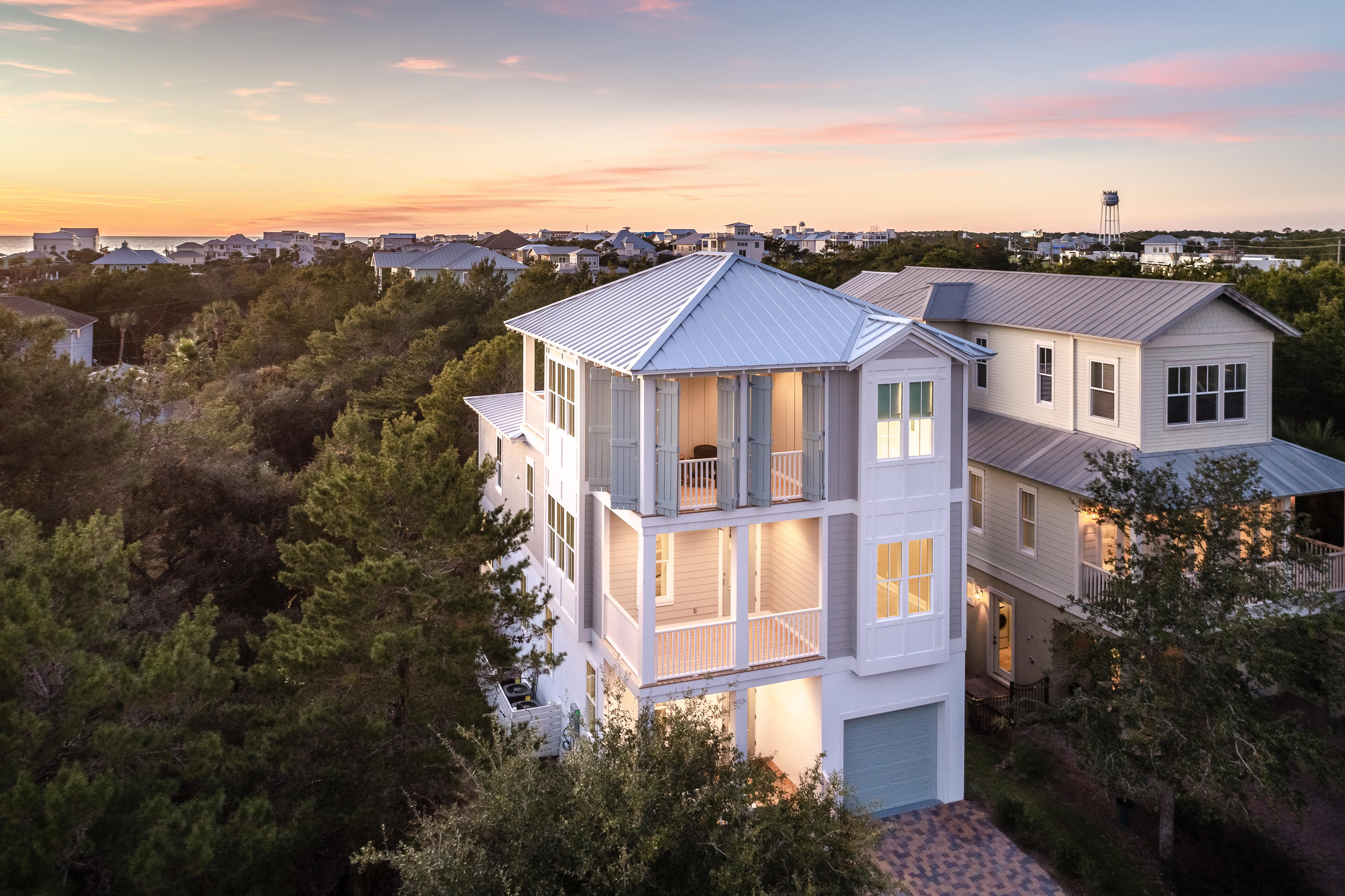 This beautiful house is located right down the street from the public beach access. The home has stunning Gulf views from the second and third floors. This builder's pride shows in the craftsmanship and finishes throughout the house - no detail was left out when planning the flow and functionality! Within the stair area, room was left for an elevator if one is desired to be installed later. With 4 bedrooms and 3.5 baths, this will make the perfect second home or rental.