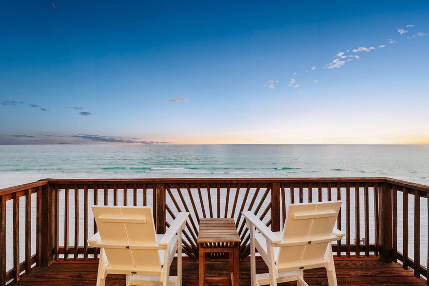 $110,163 2024 Rental Income & 104K already booked in 2025! Experience Gulf-front elegance in this 3-bedroom, 3.5-bath townhome, complete with a bunk room and three expansive balconies, all showcasing breathtaking, uninterrupted views of the emerald waters. With proven rental income, high demand in this complex, and future bookings already secured, this property offers a seamless investment opportunity. Step inside to discover a versatile first floor that can function as an additional living space or a private lockout suite--ideal for maximizing rental income. This level includes a spacious bedroom, a cozy bunk room with built-in TVs, a furnished living area, and a private balcony overlooking the Gulf. Just outside, your exclusive beach access features a covered deck, outdoor shower, and ample storage for your coastal essentials. The second floor is designed for effortless entertaining, boasting an open-concept living, dining, and kitchen area with floor-to-ceiling Gulf views. Recently upgraded furnishings elevate the space, while an expanded gourmet kitchen offers granite countertops, custom cabinetry, and stainless steel appliancesperfect for hosting or enjoying a quiet seaside meal.

The third floor is home to the primary suite, a true private retreat, featuring its own exclusive Gulf-front balcony, multiple closets, and a spa-like en-suite with dual vanities, granite countertops, and a walk-in shower. An additional spacious guest bedroom and full bathroom complete this level, ensuring comfort and privacy for family or guests.

Nestled in the heart of Miramar Beach, you're just steps from Pompano Joe's, minutes from 30A's world-class dining and shopping, and positioned along one of the top-rated beaches in the U.S..

From its high-end furnishings and prime location to its rental potential and rare Gulf-front ownership to the mean high tide line, this turn-key property is a rare find. Schedule your private tour today and start living the beachfront dream!