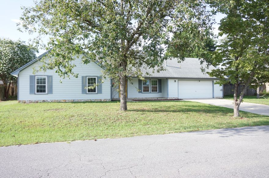 This is a very nice 3 bedroom, 2.5 bath home located just south of I-10. The home features a wonderful living room with plenty of natural light and gas fireplace. A spacious kitchen with stainless appliances, lots of cabinets, new counter tops in 2018 and new glass back splash in 2020. New A/C in 2018, new vinyl plank flooring 2018, Water treatment system in 2017 are just some of the improvements. This home sits on a large privacy fenced lot with plenty of space for a garden, just relaxing or entertaining. The home has been freshly painted inside and out, ready for you to move in.