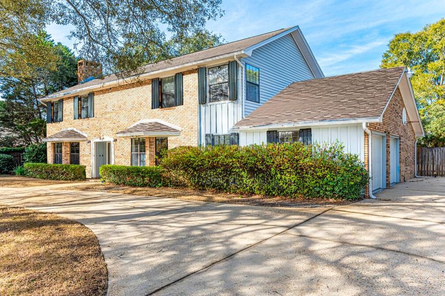 Under contract - accepting backup offers. Let's take a walk through this 4-bedroom Colonial, a home of cozy comfort with the promise of something more, just waiting for your personal touch - all tucked into a peaceful 0.37-acre corner of Shalimar. Imagine splashing around in your own pool or cuddling up by the crackling wood-burning fireplace in a living room that's just made for memories. Every bedroom is a mini haven with its own walk-in closet, so say goodbye to storage woes!Now, let's talk about the kitchen - spacious at 22'x18', with a central island where stories and meals are shared. The granite countertops sparkle, and there's more cabinet space than you'll know what to do with. And after a long day, the master bath calls with its jetted garden tub - it's relaxation defined.