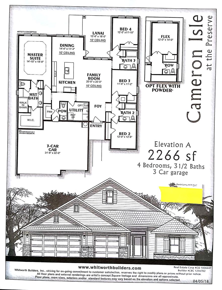 NEW BUILD IN THE PRESERVE IN MILTON! CLOSING COSTS PAID BY THE BUILDER USING ONE OF FIVE PREFERRED LENDERS-Wide open floor plan with 10 foot ceilings-stainless steel appliances and granite counter tops in kitchen-covered front porch and lanai-large master suite with dual vanities, garden tub and separate shower-ceiling fans -low E tilt in windows for easy cleaning--sodded front, side and back yards with sprinkler system featuring Rain Bird sensor and automatic timer-half acre lot. The Preserve is convenient to I10, less than 30 minutes to Navarre Beaches, downtown Pensacola and the Cordova Mall.All lots in The Preserve are on public water and sewer, NO SEPTIC TANKS, and there is plenty of room in the back yard to put a pool, shed or workshop or to store your RV, boat and other toys.