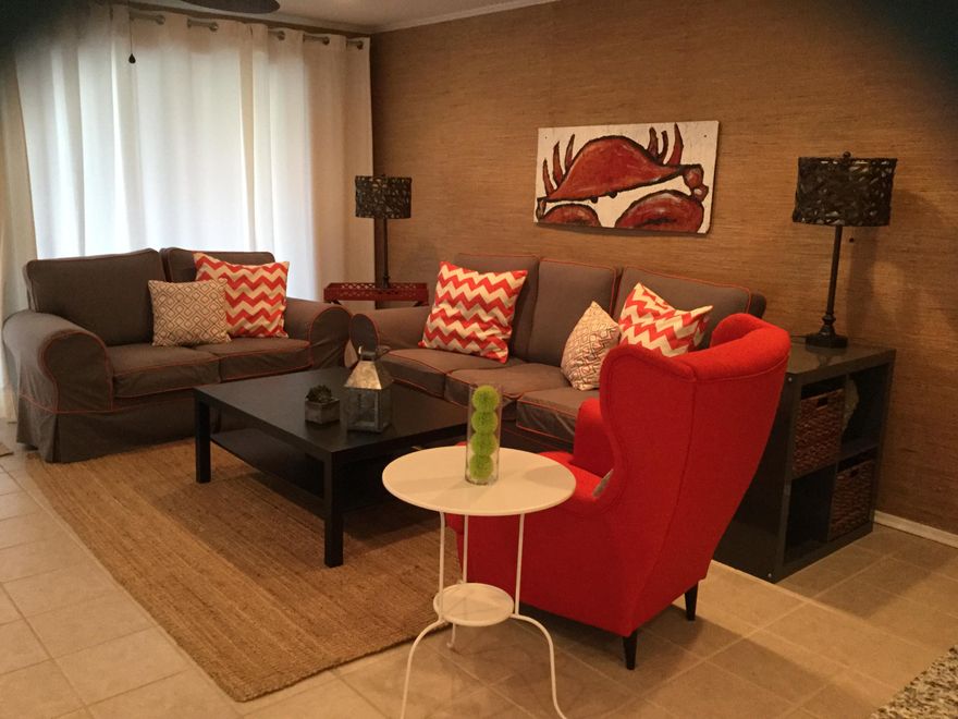 Updated unit over looking the 2nd hole on the golf course. Unit has been totally updated to include the kitchen, bathrooms and living areas. This unit also has a very large extended balcony. Also located very close to one of the heated pools. Sandpiper Cove offers many amenities that you can enjoy daily. Beautiful 1100 feet of deeded beach access, 5 swimming pools(2 heated), 6 tennis courts, scuffle board, canal dockage for your boat, owners only marina for larger boats, 9 hole par three golf course