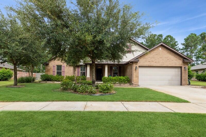 Through no fault of the sellers, this gem is back on the market! 4 bedroom 3 bath split bedroom floor plan in the 3,000 acre master-planned residential community of Hammock Bay! The owner's suite with additional owner's retreat is spacious and impressive with its tray ceilings and crown molding. Accompanying en-suite includes a tiled shower with glass door, garden tub, double vanity with granite countertops and a walk-in closet. There is plenty of room to entertain in the open concept living/kitchen area and large backyard. The backyard is fully fenced and has a 10x18 outdoor shed, above ground pool, fenced fire-pit area, fruit trees, and more! This home boasts a flex room and formal dining area along with separate laundry room. See supplement for more details.