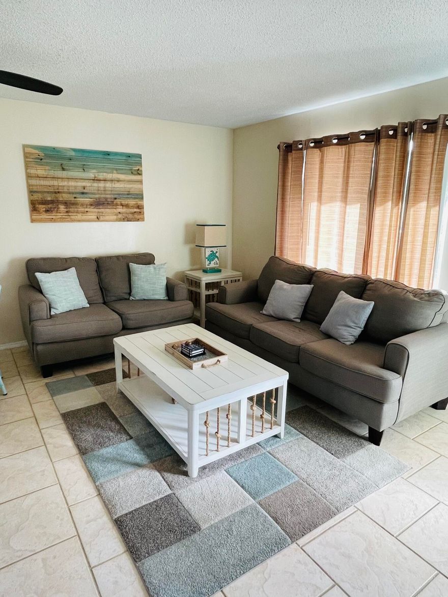 Attention Investors!  You have found it!  This fully furnished rental ready condo is the FULL package.  Not only is this condo an easy 1 block distance to the beach, it has an impressive rental history of 54K in 2022, with some of lowest HOA fees in the area.  This updated 1/1 condo is tastefully decorated and provides sleeping for 4, with a relaxing back patio that is just a few steps away from the gorgeous community pool.  You really don't want to miss out on this one!