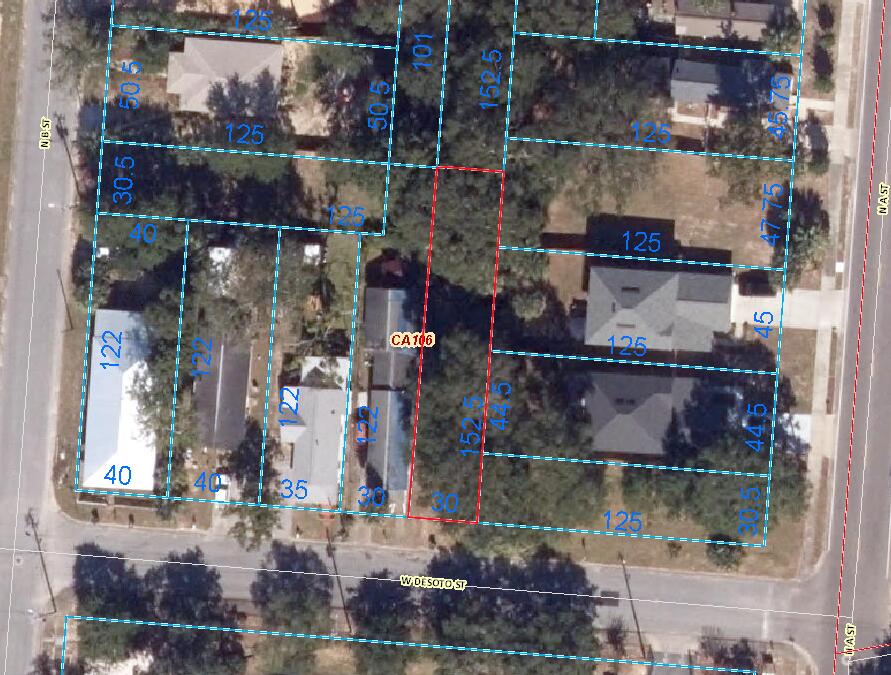 NO RECORDED SUBDIVISION - Land