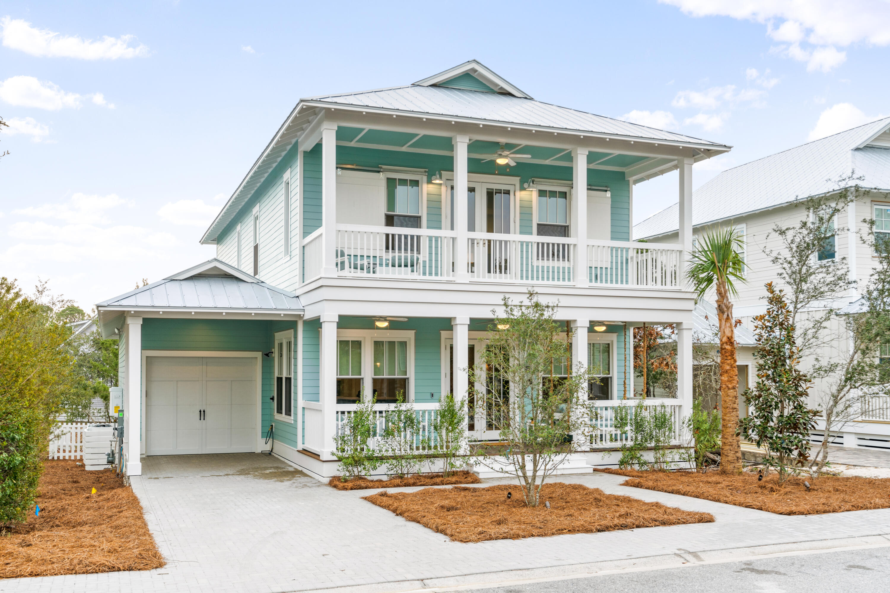 This like new 4 BR 4.5 BA 2-story beach house with 1 car garage features luxury furnishings with a master on main, a master on the 2nd floor, a bunk room, a king guest room and a bonus/play room. The home backs up to a dedicated green space and is a short walk to the sugary white sand beaches on the emerald coast. The home has a proven rental history (110K net) with heavy (4 months) owner usage. This hidden gem in the gated community of The Preserve at Grayton Beach has one of the best private gated beach accesses on all of 30A with a view that will literally take your breath away. Other amenities include 2 community pools, high speed fiber cable, clubhouse, tennis/pickleball courts included in one of the lowest priced HOA's on 30A. Comes complete with beach bikes and 6-person golf cart.