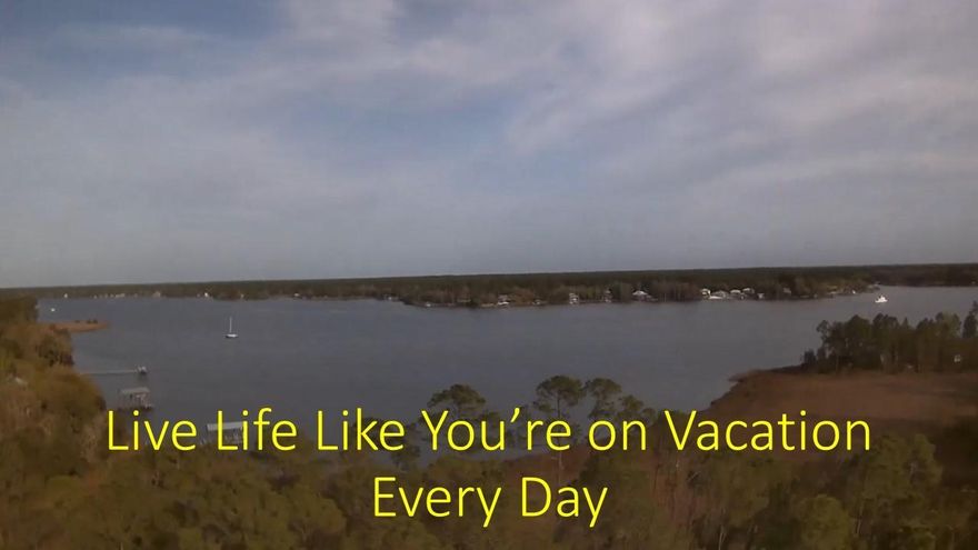 Beautiful views of the bay, this property offers its new owner the opportunity to live life like they are on vacation every day. A rare find with over two acres of land and bay front south facing views allowing for amazing sun rises in the morning and sunsets at night. The bay opens to the gulf and all the emerald coast has to offer. No HOA fees at this time! Electric; Phone; Public Sewer; Public Water; TV Cable; Underground and paved road. This property is ready for your new house.