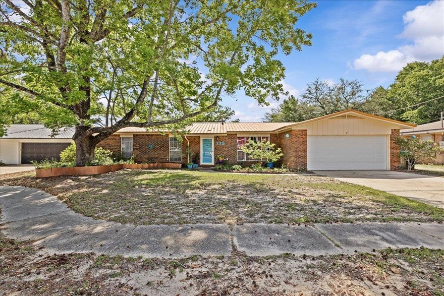 Welcome to 115 Lincolnshire Drive  a beautifully maintained 3-bedroom, 2-bathroom home nestled on a cul-de-sac in the heart of Niceville. This home offers a thoughtful layout with both a spacious family room just off the kitchen and a separate living room space, ideal for entertaining or relaxing in comfort.

Step inside to discover low-maintenance, stained and sealed concrete flooring that runs throughout the home, combining durability with modern style. The kitchen flows seamlessly into the family room, creating a warm, open-concept layout perfect for everyday living.

Enjoy outdoor living from the covered back porch overlooking a fully fenced backyard  great for entertaining. The property also features a newer metal roof, offering peace of mind and long-term value.

Don't miss the chance to live in the heart of Niceville with easy access to local schools, parks, and all that this area has to offer.

Schedule your showing tour today!
