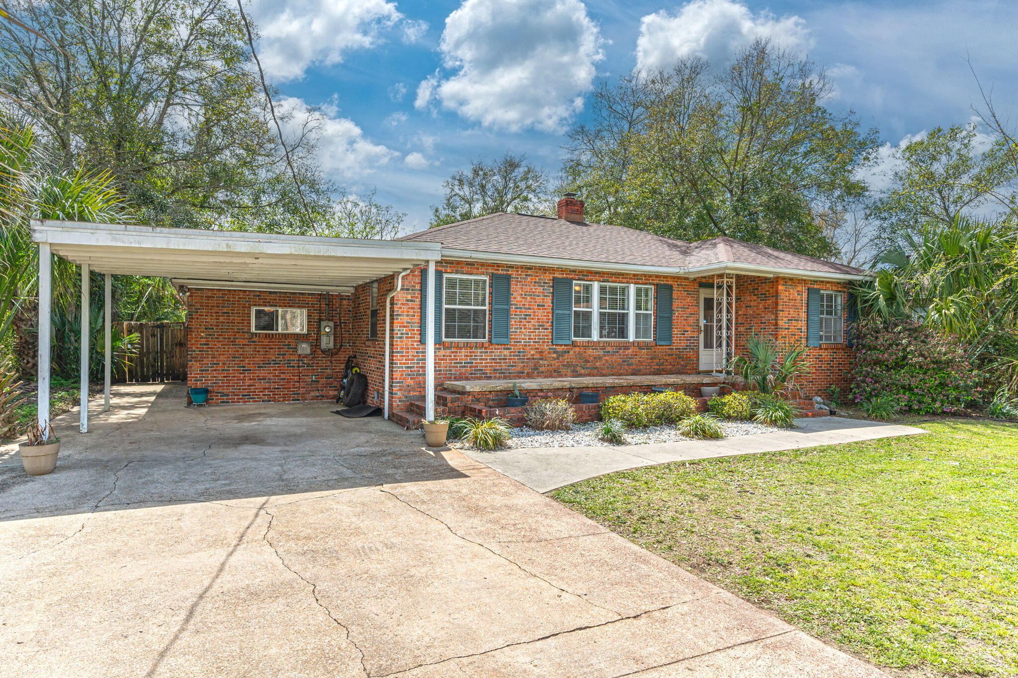 Welcome home first time homebuyers or military personnel!This property is perfectly located just minutes from downtown Pensacola's vibrant lifestyle and within 20 minutes to Pensacola Naval Air Station. Imagine hopping on your electric bike and riding over to the restaurants, shops, and more! This property features a split floor plan and one of the bedrooms can easily be converted to an office space. The hard floors throughout are ideal for maintenance and style. You won't have to compromise on space with this home. There is an expansive Florida room, complete with ceiling fans, overlooking a large, fenced backyard with a pool and shed. There are 2 parks within 5 minutes, and enough room for a boat and within 10 mins to a boat launch. The beach is also a mere 30 minutes away.