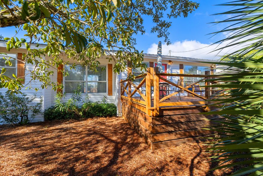 A rare no-HOA coastal retreat designed for effortless luxury and strong rental appeal. This beautifully refreshed home features a private heated and cooled gunite pool, ideal for year-round enjoyment and high guest demand. Located just a short walk to public beach access and an easy bike ride to Seaside, the setting delivers prime 30A lifestyle and convenience. Thoughtful updates enhance comfort, durability, and efficiency, while light coastal finishes create a relaxed yet elevated atmosphere. Outdoor living shines with rebuilt decks and a resort-style pool perfect for entertaining. Ideal as a second home or income-producing property, this is coastal ownership without restrictions--just steps from sand, sea, and iconic amenities.