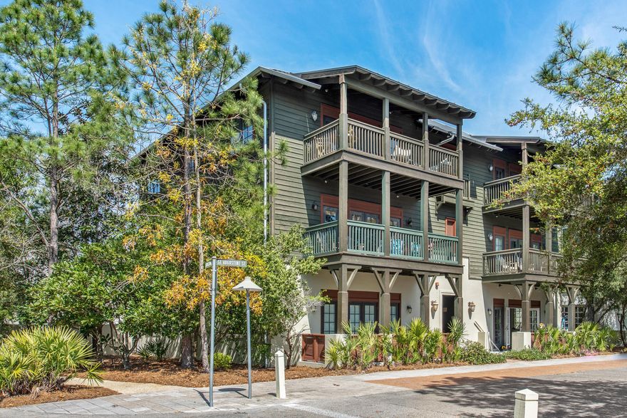 Flat 15E is a beautifully renovated and furnished top floor condo in The Flats II at Rosemary Beach. Hardwood floors run throughout the living areas and bedrooms. The kitchen features Silestone countertops with single basin stainless steel sink, upgraded faucet, and backsplash. Both the guest bath and master bath have been completely renovated with new sinks and faucets, countertops, mirrors and tile. French doors in the livingroom open out to a large balcony that overlooks the St Augustine Green. Just steps from the Rosemary Beach Owners Community Pavillion with 82' swimming pool and Owner's clubroom. Buyer to verify all dimensions and information.