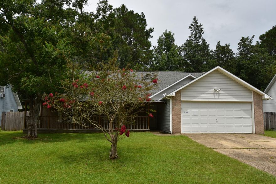 SHORT SALE - NEW PRICE, FRESH PAINTand SOUTH Crestview! Located off the FIRST turn from the Military Bases so you can avoid all the traffic through town! 2013 ROOF, 2010 HVAC, 5 Bedrooms, 3 FULL Bathrooms and easy to maintain private back yard is ready for your enjoyment with newer privacy fencing, extra large concrete patio and a Sunsetter Shade. BIG Kitchen is fully equipped with Walk-in Pantry, Breakfast Bar, and plenty of counter and cabinet space. Master Suite is located on the first floor with a walk-in-closet and has french doors to the back patio. Master Bathroom features Tiled Shower and Double Vanity. SEE TODAY!