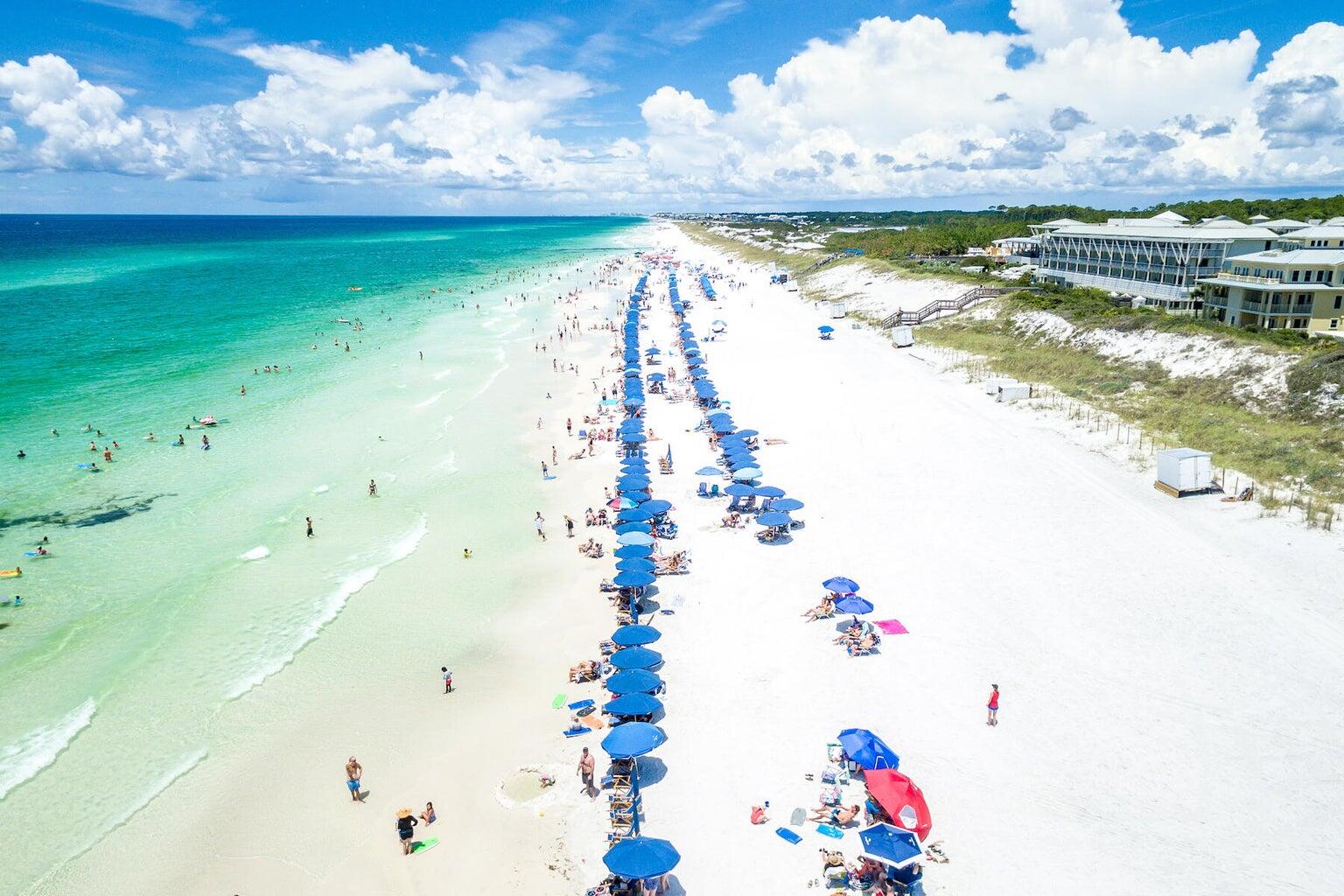 Beautiful Phase 5 homesite in Watercolor. The newest section of Watercolor is  a rental restricted neighborhood with its own pool and access to all of the amazing Watercolor amenities.  This lot backs up to green space and is located on a cul de sac.