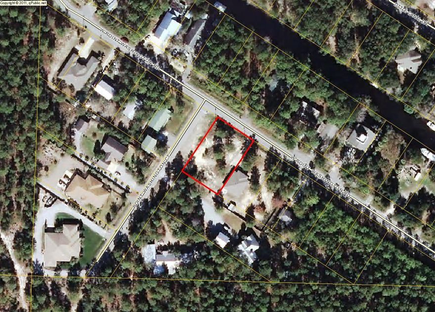 Rare Daughettes corner lot. Over-sized corner lot in a family-friendly established bay neighborhood. Last one available at the corner of West Point Washington Rd. and West Point Washington Court. No HOA or build-out period. Within minutes of the beach, shopping and dining on 30A.